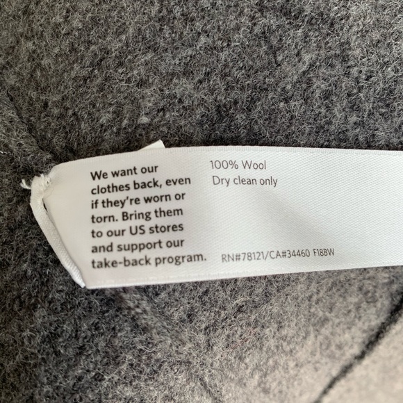 Eileen Fisher wool zip up sweater - Picture 6 of 6